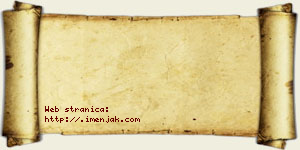 Danica Olujić vizit kartica